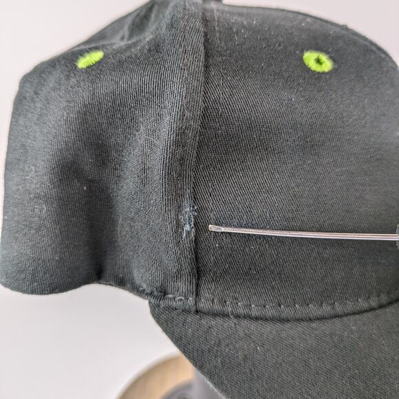 Fly Racing Mens Baseball Hat Extreme Sports Moto Street BMX MTB Black Neon Green - Picture 9 of 15